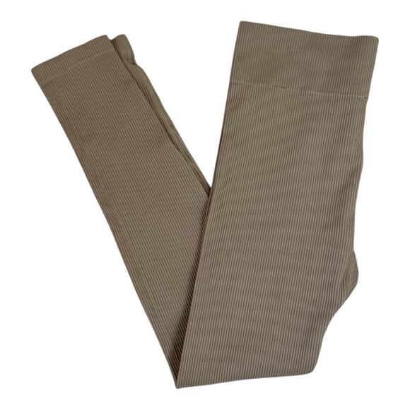 NEW TOPSHOP NORDSTROM Co-Ord Ribbed Seamless High Waist Leggings Size M - Picture 4 of 7